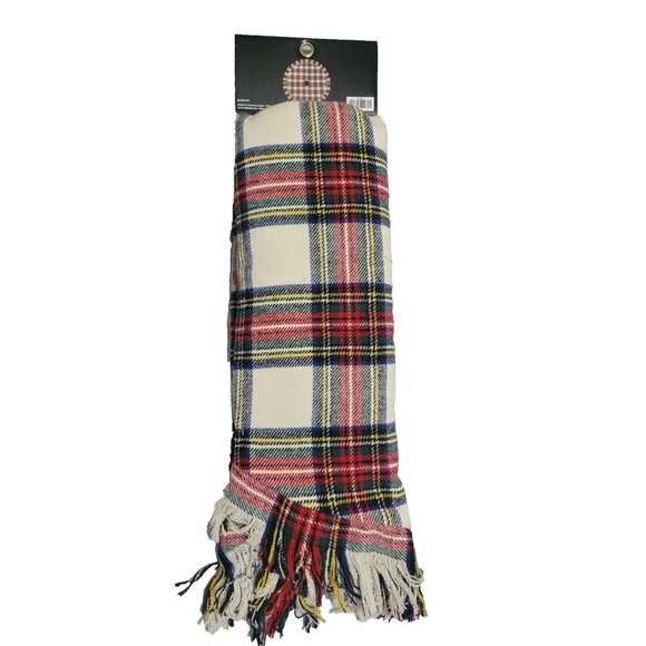 Hobby Lobby Stewart Dress Tartan Plaid 48" Christmas Shoppe Flannel Tree Skirt - Picture 2 of 4